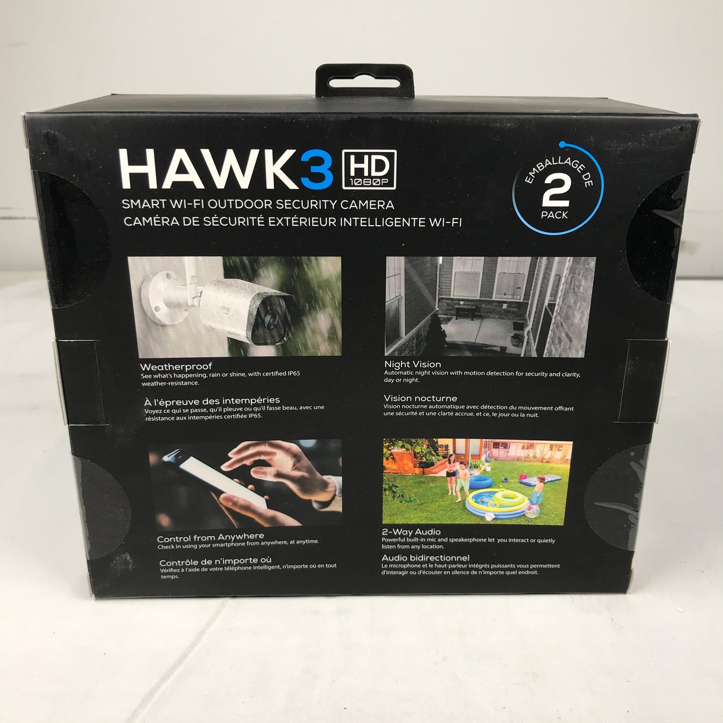 Geeni HD Hawk 3 1080p Outdoor Security Camera - 2 Pack