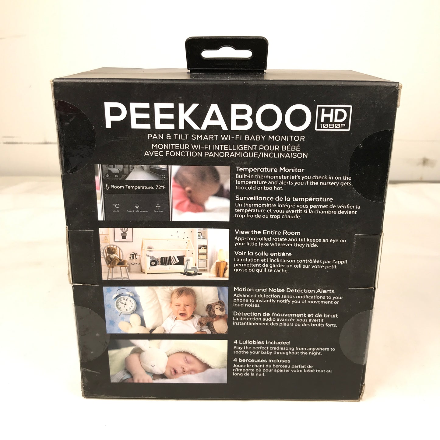 Geeni Peekaboo HD 1080P Pan & Tilt Smart Wi-Fi Security Baby Monitor
