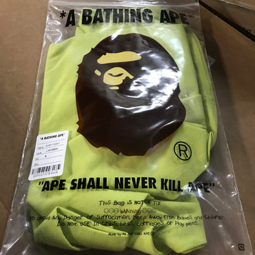 A Bathing Ape Bape Men's Milo on Big Ape Tee - Light Green