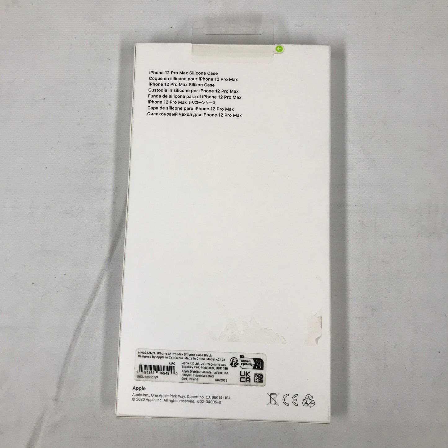 Apple iPhone 12 Pro Max Silicone Case with MagSafe - Black