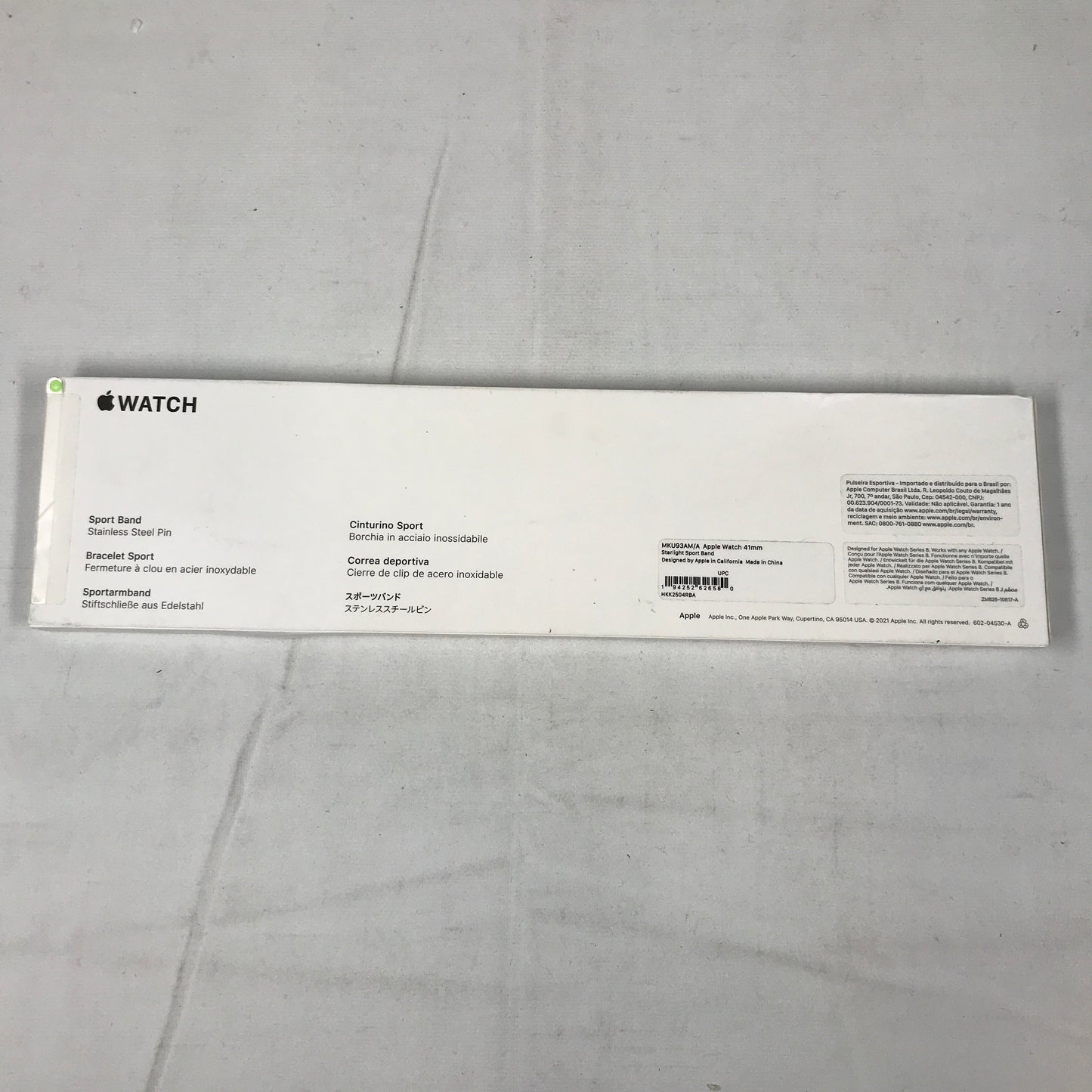 Apple Watch 41mm Starlight Sport Band
