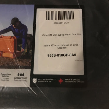 NANUK 935 - Graphite / Cubed Foam