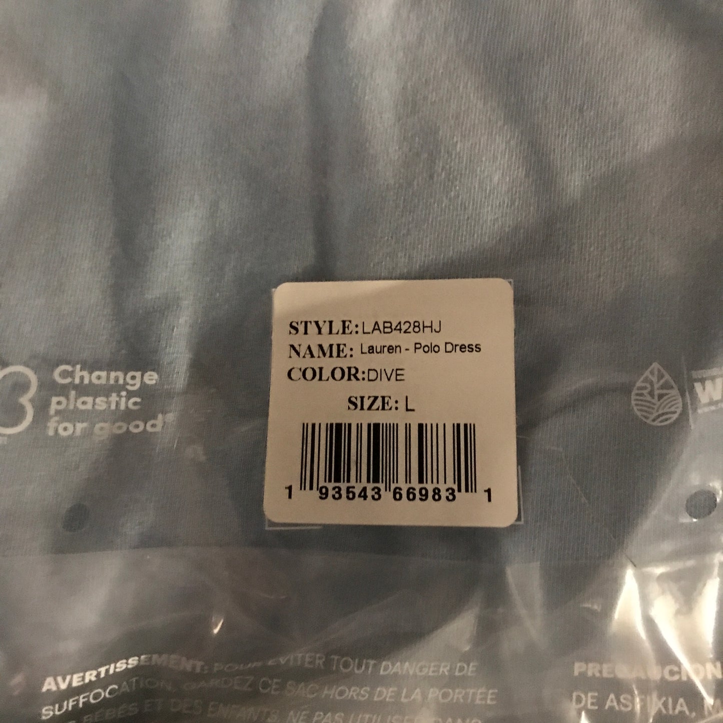 Frank & Eileen Lauren Polo Dress - Dive Blue