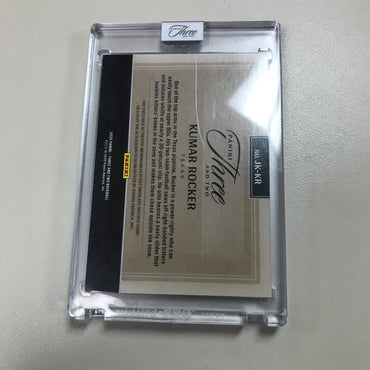 Panini Three and Two #JK-KR - Kumar Rocker 16/49