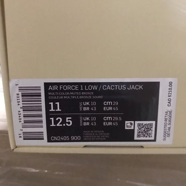 Nike Air Force 1 Low Travis Scott Cactus Jack