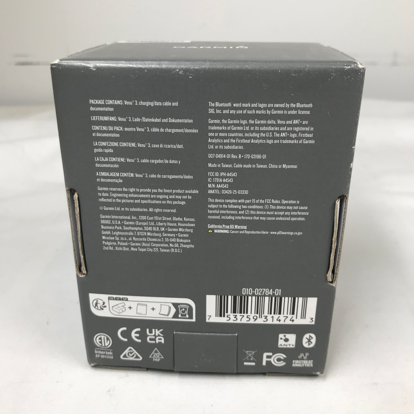 Garmin Venu 3 Health & Fitness GPS Smartwatch