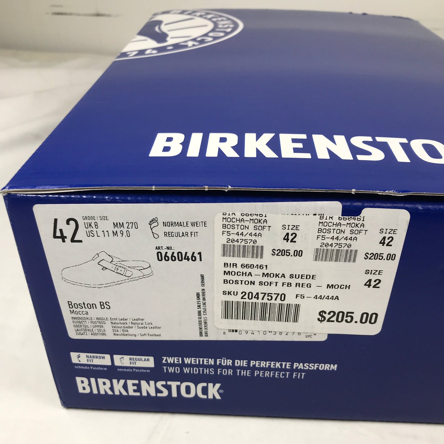 Birkenstock Boston Soft Footbed Suede Leather - Mocha