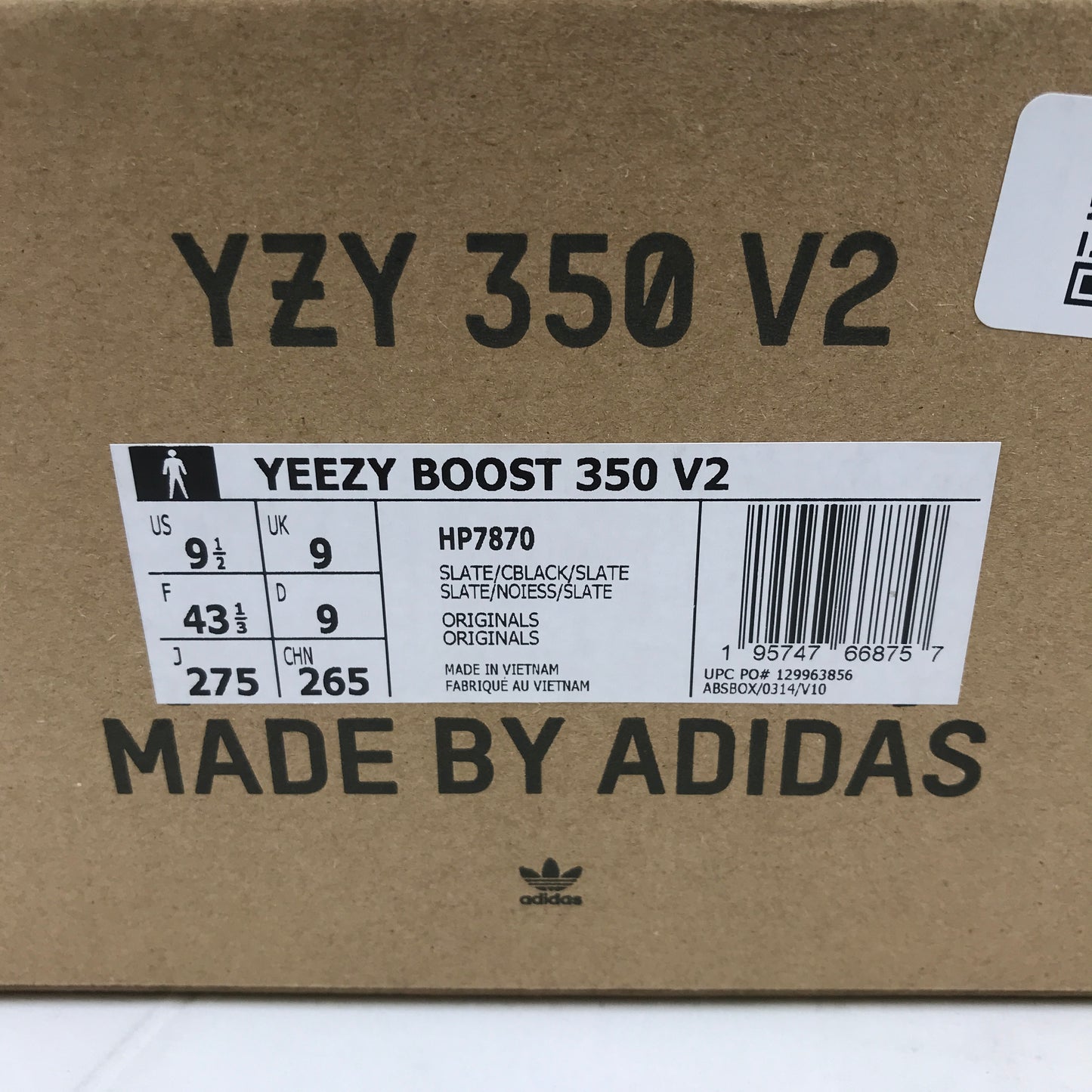 Adidas Yeezy Boost 350 V2 - Slate