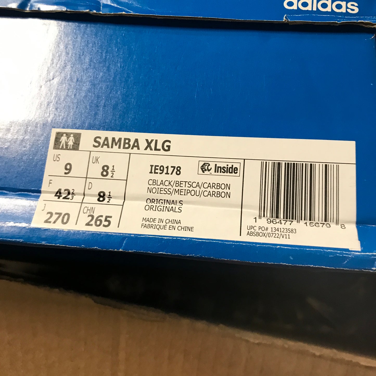 adidas Men's Samba XLG Shoes - Black / Red