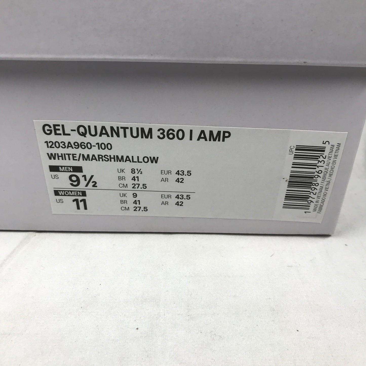 Asics - Gel-Quantum 360 1 AMP - White