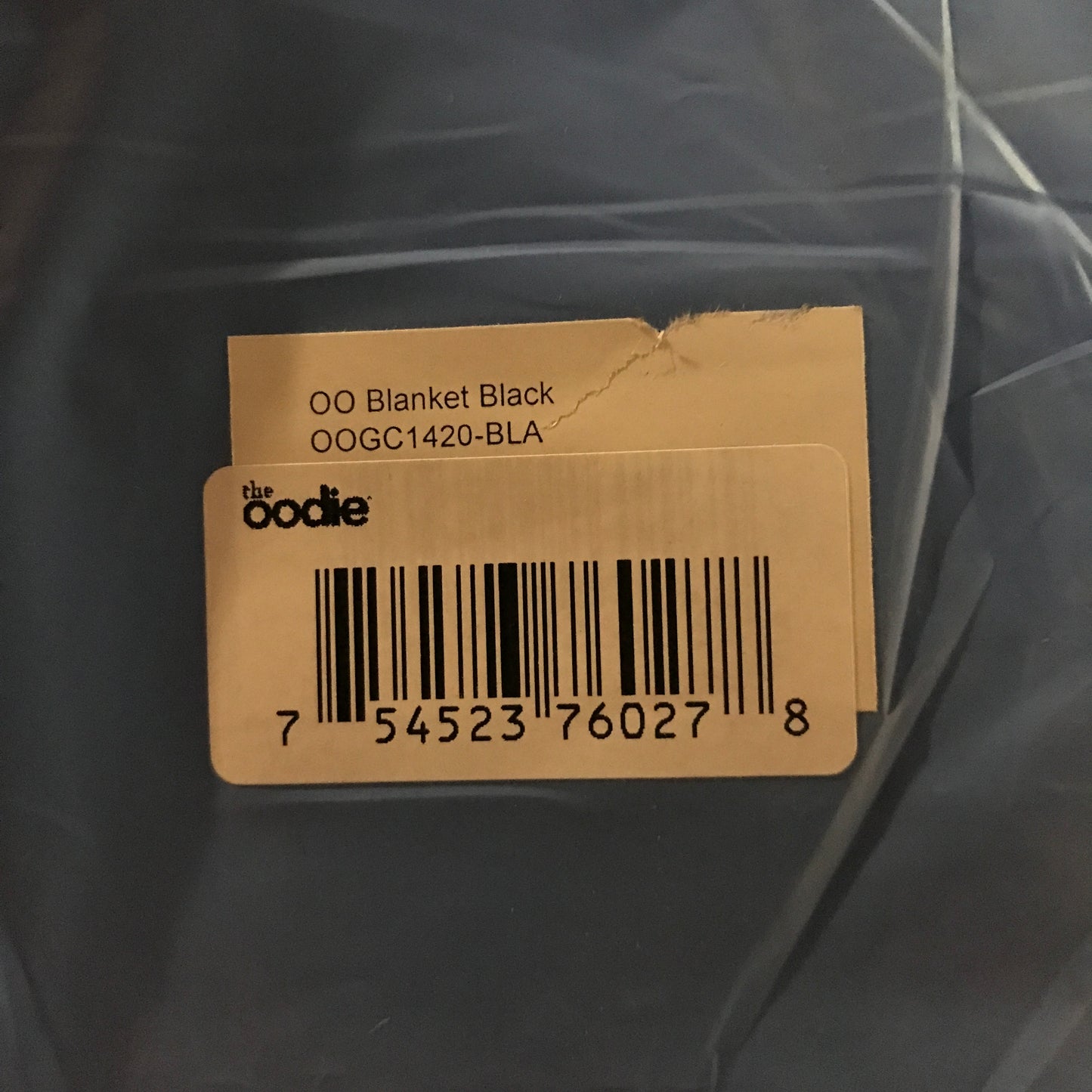 The Oodie Black Sherpa Blanket
