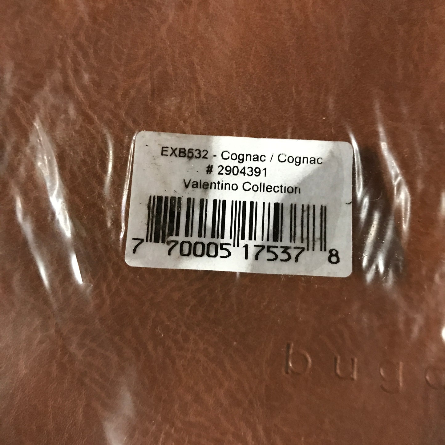 Bugatti Velntino Briefcase - Cognac