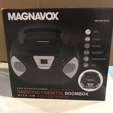 Magnavox CD/Cassette Boombox with AM/FM Radio - Black