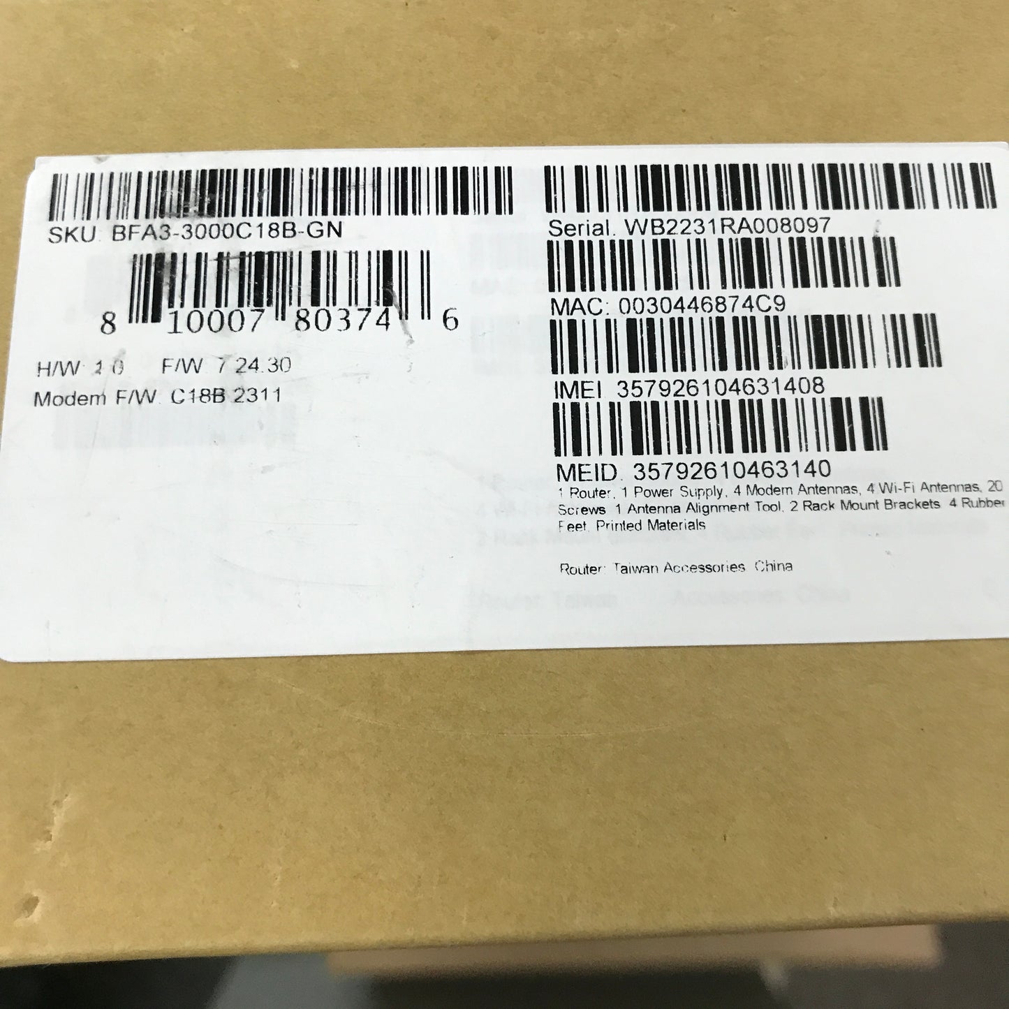 Ericsson Cradlepoint E3000 Cat 18 Router with WiFi