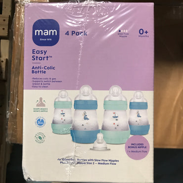 Mam Baby Easy Start Anti-Colic 5oz Baby Bottle 0+ months - 8 Pack