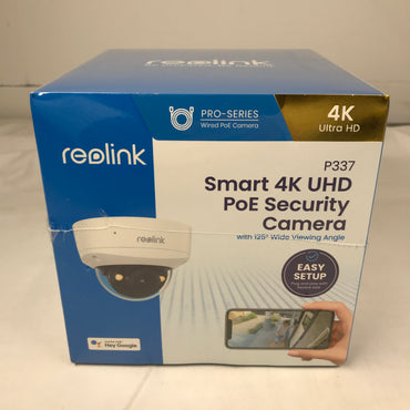 Reolink P337 - Smart 4K UHD PoE Security Camera