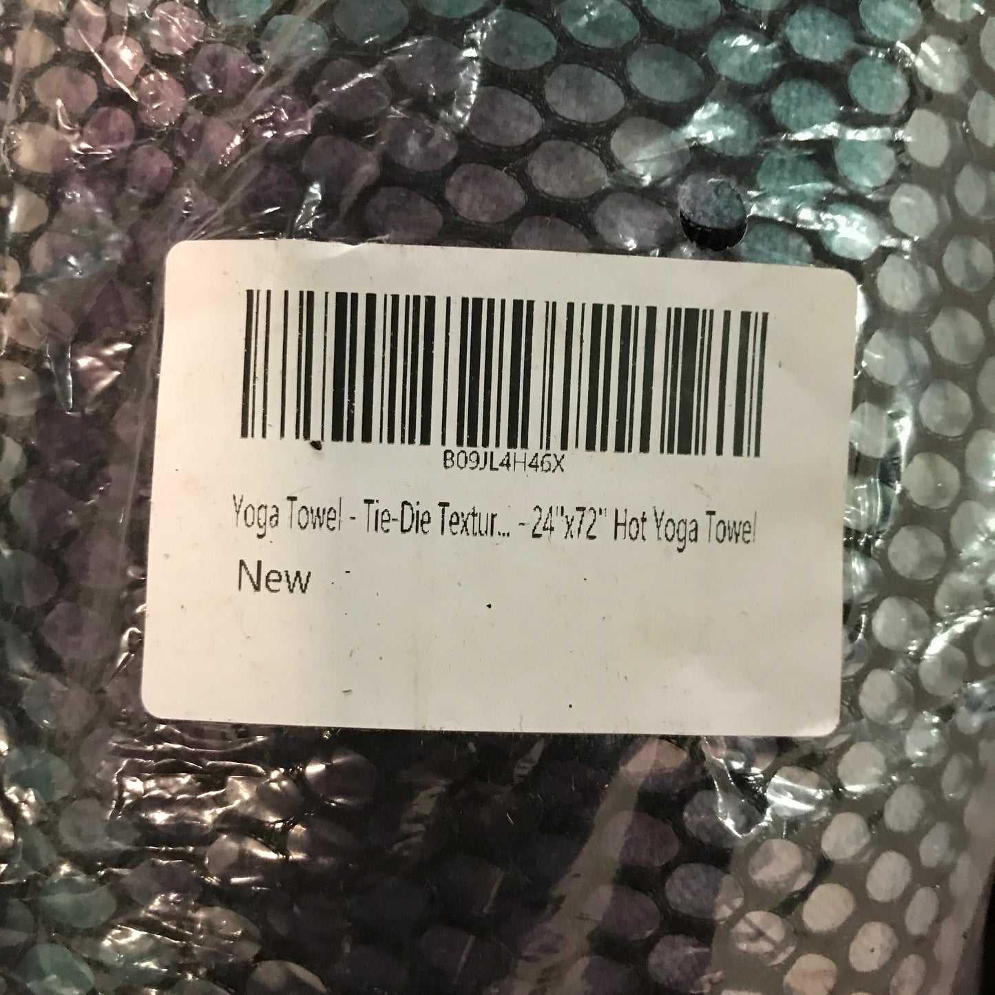 Hystrada Tie-Die Textures Non-Slip Hot Yoga Mat Towel with Bag