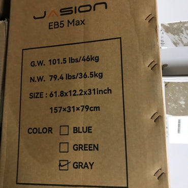 Jasion EB5 MAX Electric Bike for Adults (Gray) - PICK UP ONLY