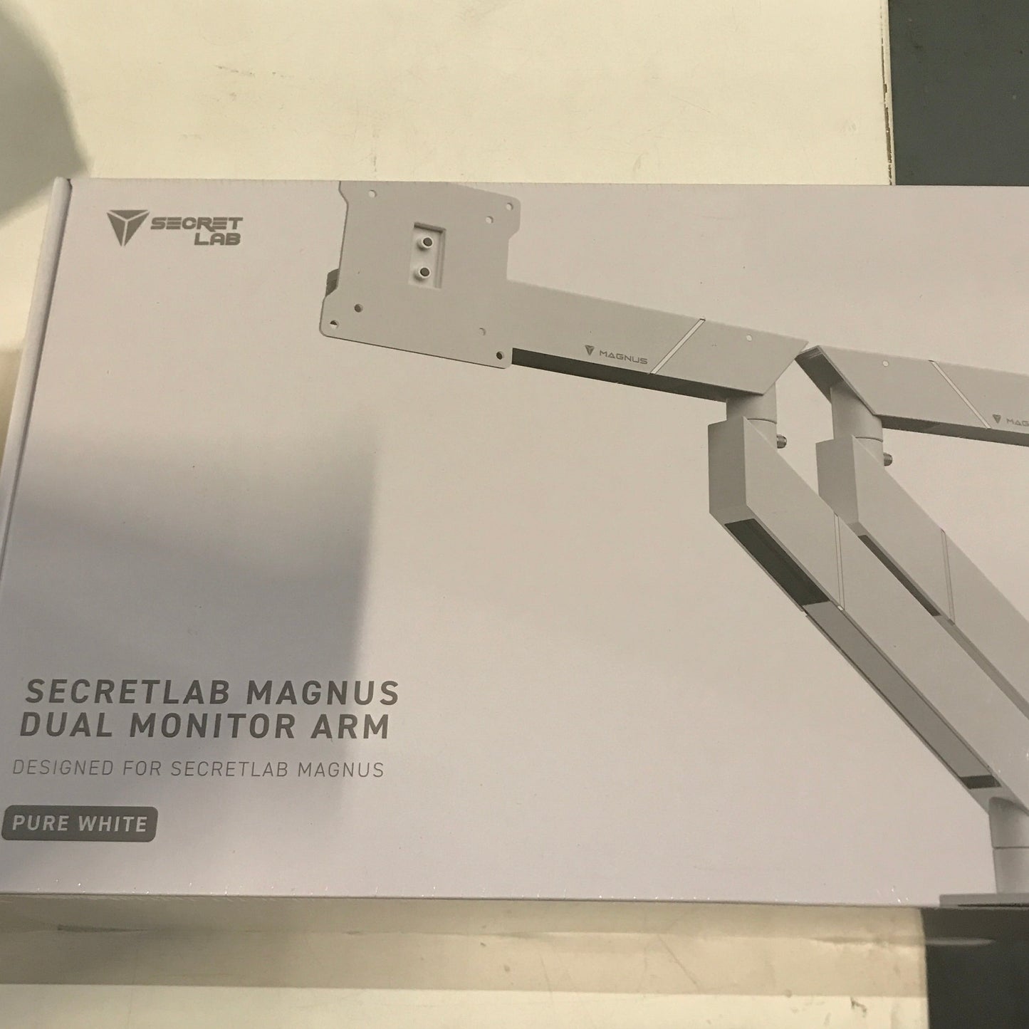 Secretlab MAGNUS Monitor Arm - Dual (Pure White)