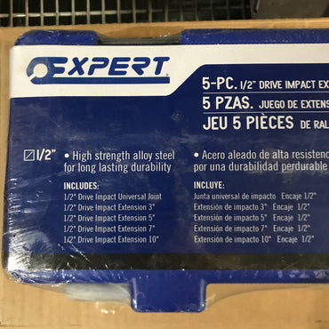 Mac Tools Expert 5-PC. 1/2" Drive Impact Extension and Universal Joint Kit