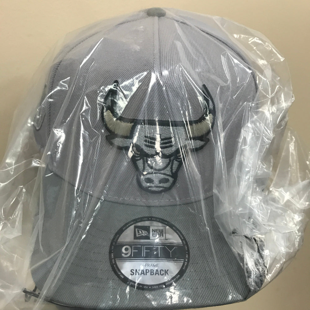 Chicago Bulls New Era 9Fifty A-Frame Snapback - Storm Gray / Kelly Green