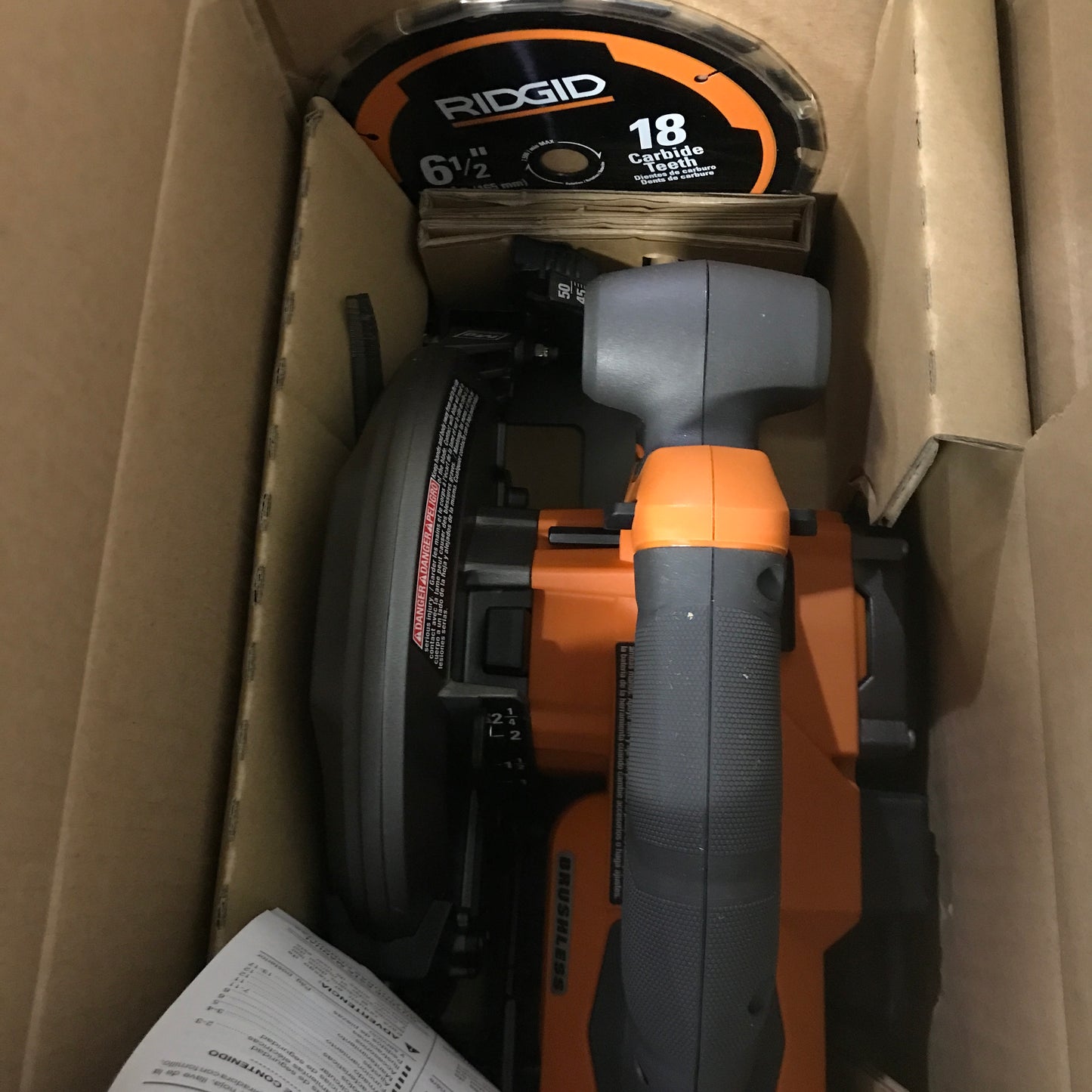 RIDGID 18V SubCompact Brushless Cordless 6-1/2-Inch Circular Saw (Tool-Only)
