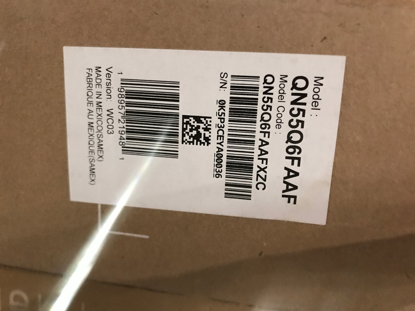 55" QLED Q6F 4K Smart TV SAMSUNG