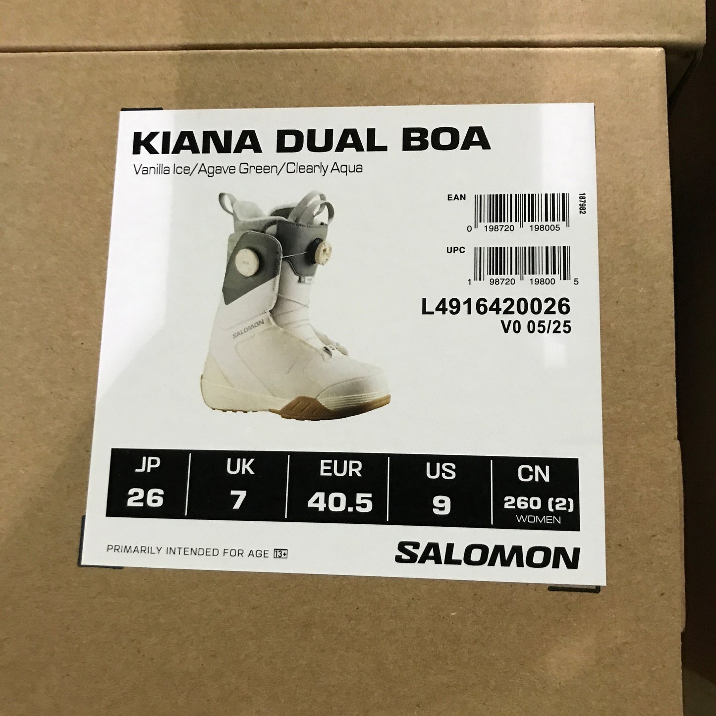 Salomon Kiana Dual Boa Women's Snowboard Boots