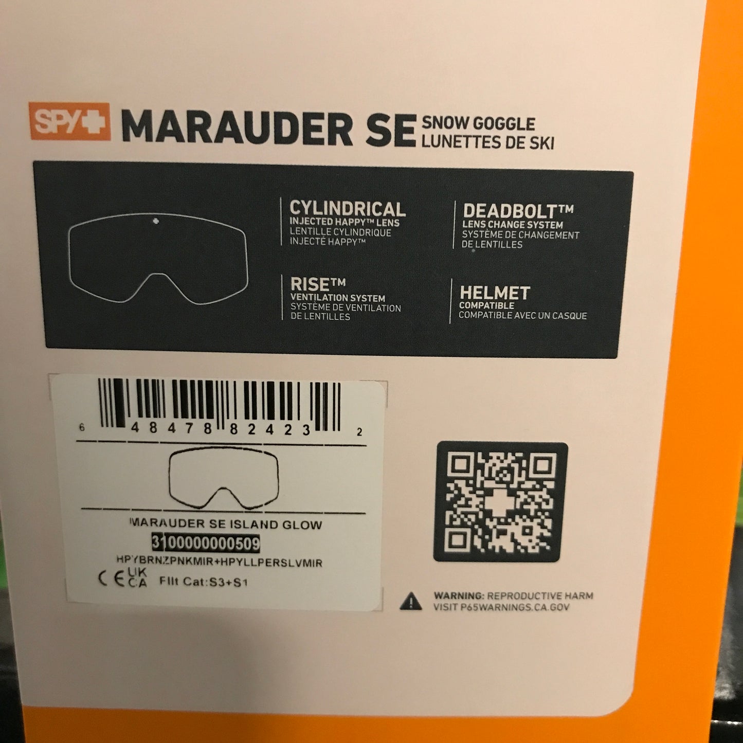 Spy Optic Marauder SE Ski Goggles - Island Glow
