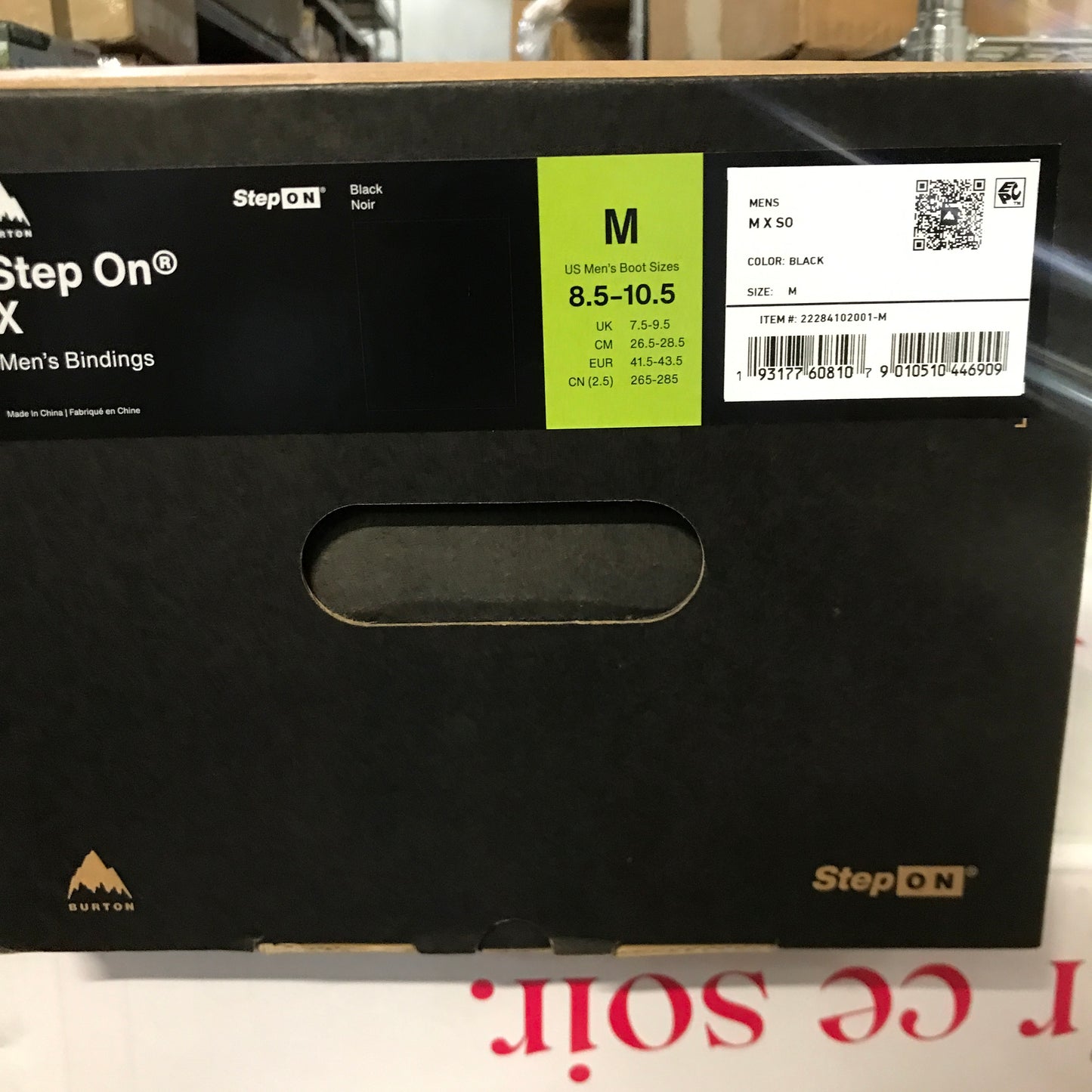 Burton X STEP ON SNOWBOARD BINDINGS (M) 8.5-10.5