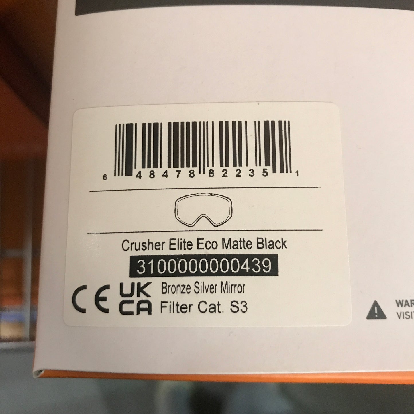 Spy Optic Crusher Elite Eco Ski Goggles - Matte Black