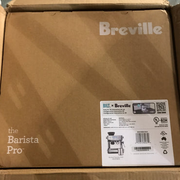 Breville BES878BSS Barista Pro Espresso Machine, Brushed Stainless Steel