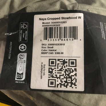 Arc'teryx Naya Cropped Stowhood Jacket Women's - Habitat