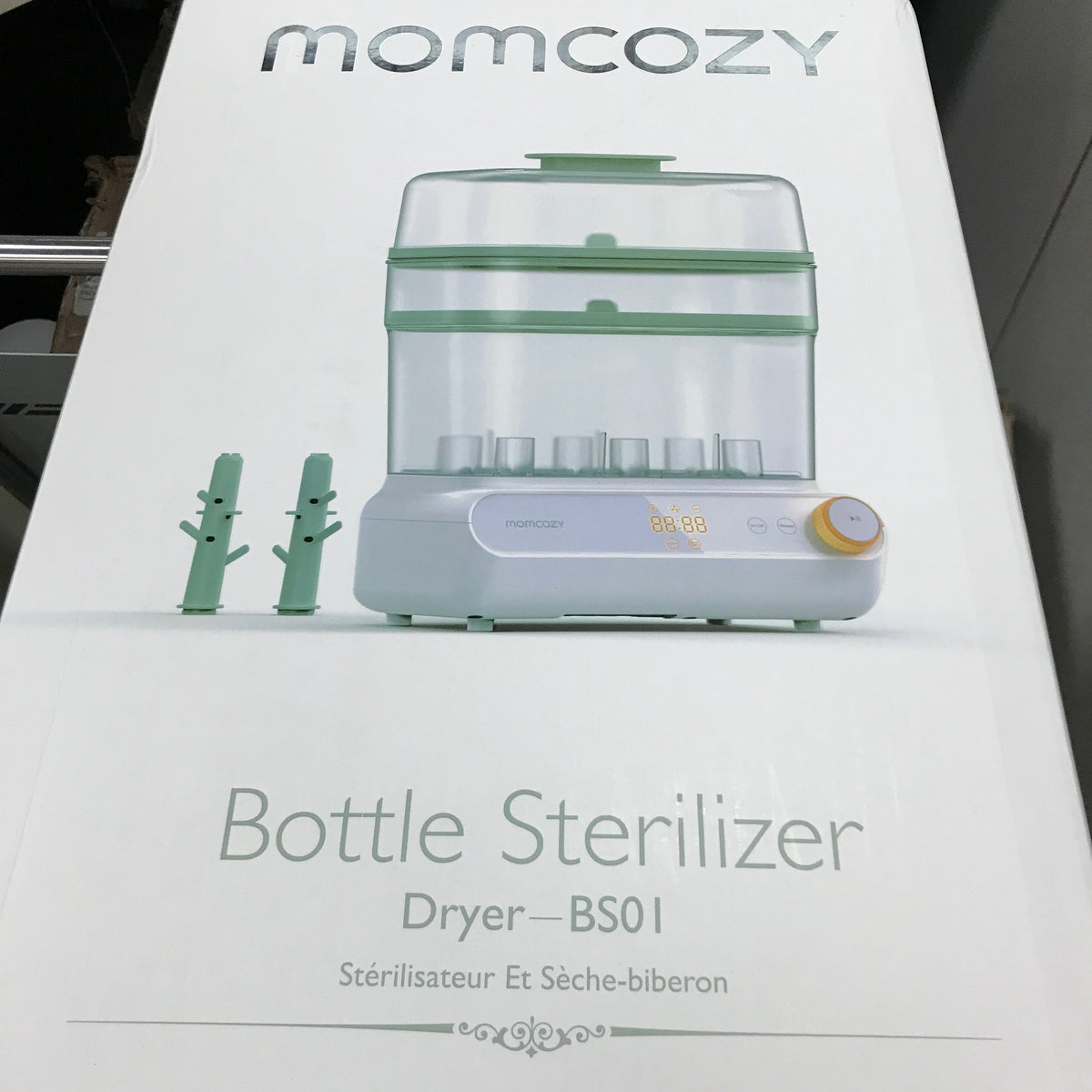 Momcozy 3 Layers Large Bottle Sterilizer and Dryer