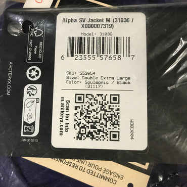 Arc'teryx Alpha SV Jacket Men's - Soulsonic / Black
