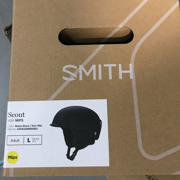 Smith Optics Scout MIPS Unisex Snow Helmet - Matte Black
