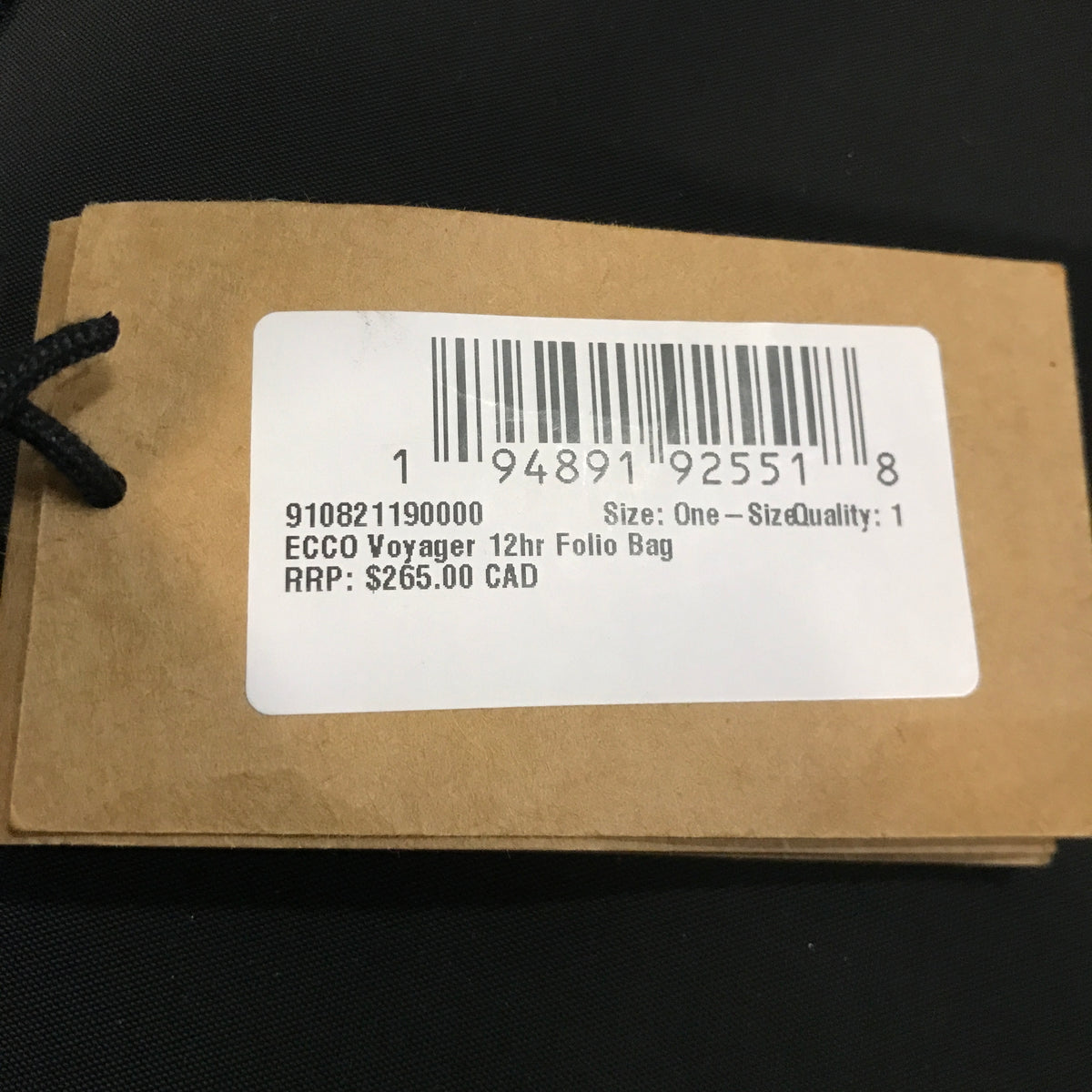 ECCO Voyager 12hr Folio Bag - Black
