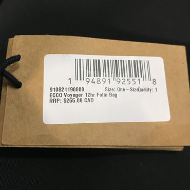 ECCO Voyager 12hr Folio Bag - Black