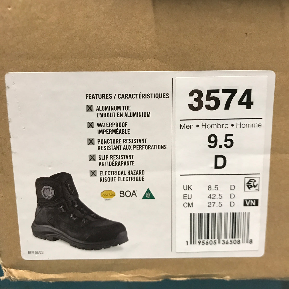 Red Wing Men's 6-inch Waterproof, CSA Safety Toe Boot