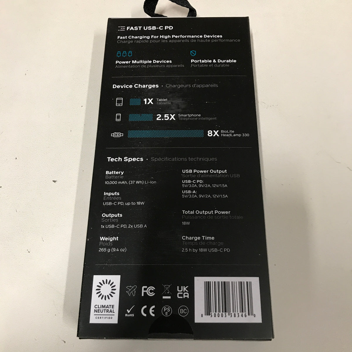 BioLite Charge 40 PD - Fast USB-C PD Powerbank