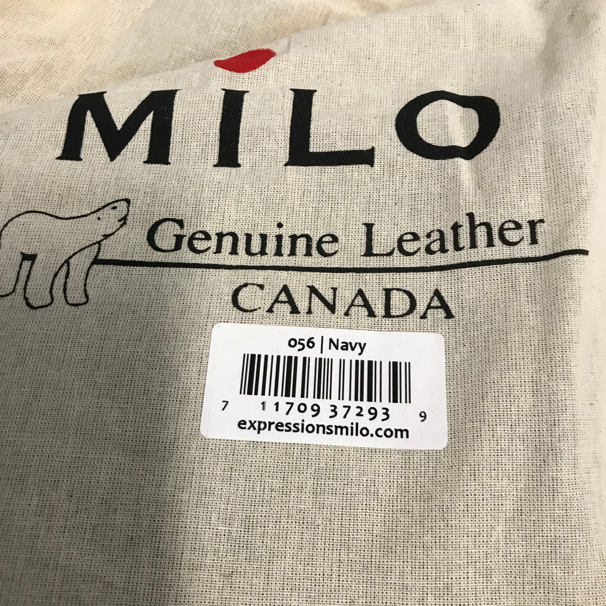 Milo Dolcezza Washed Leather Crossbody - Navy
