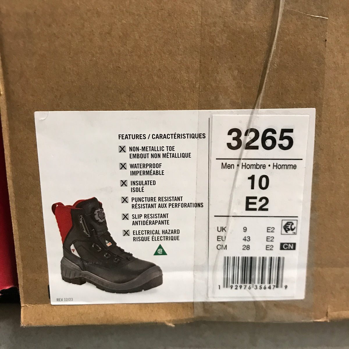 Red Wing Men's 8-inch Waterproof CSA Safety Toe Boot