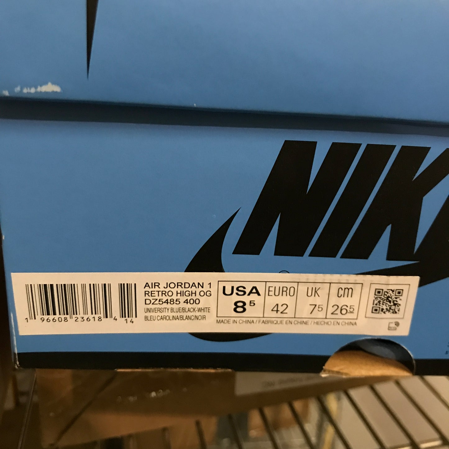 Air Jordan 1 Retro High OG UNC Toe