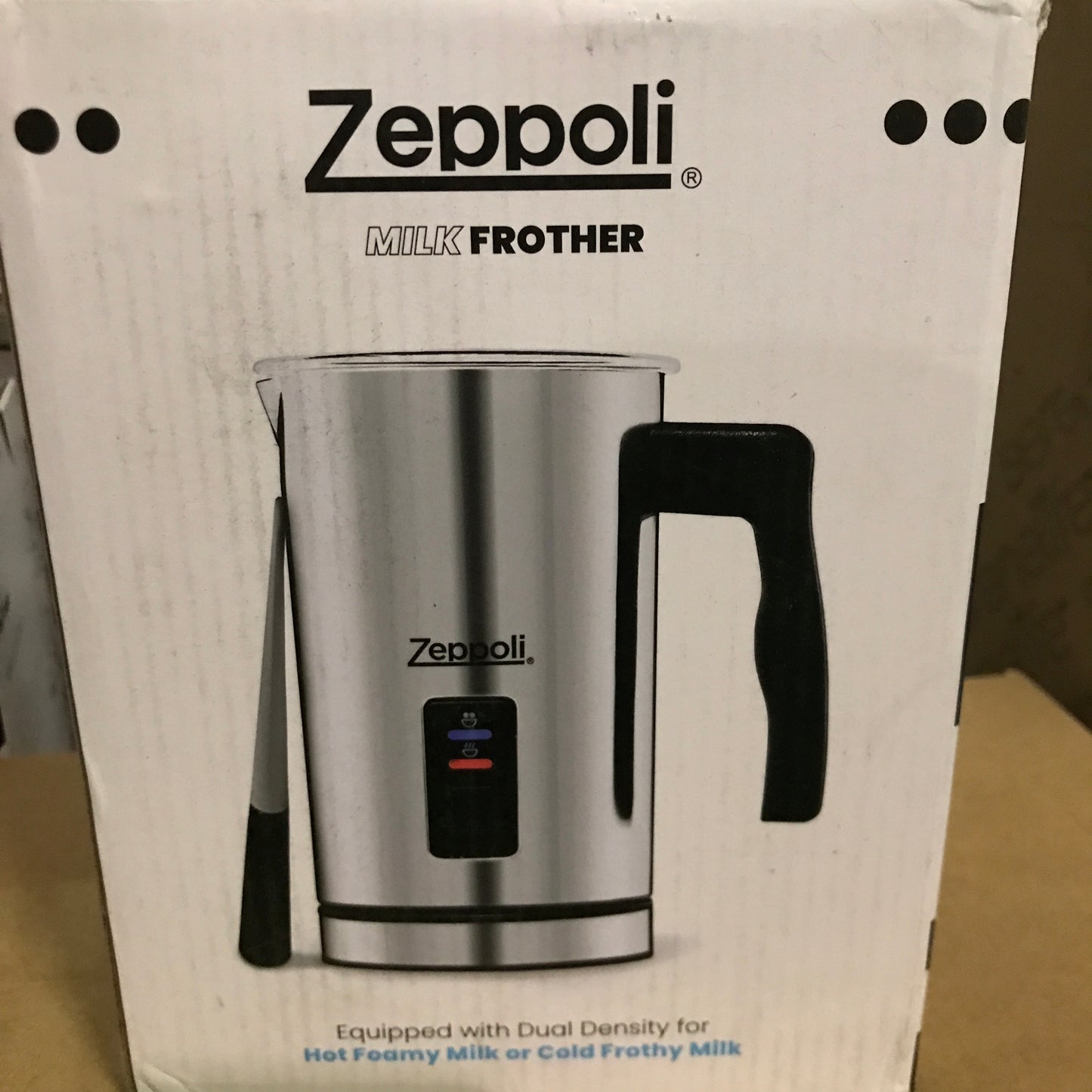 Zeppoli Stainless Steel Milk Frother and Warmer