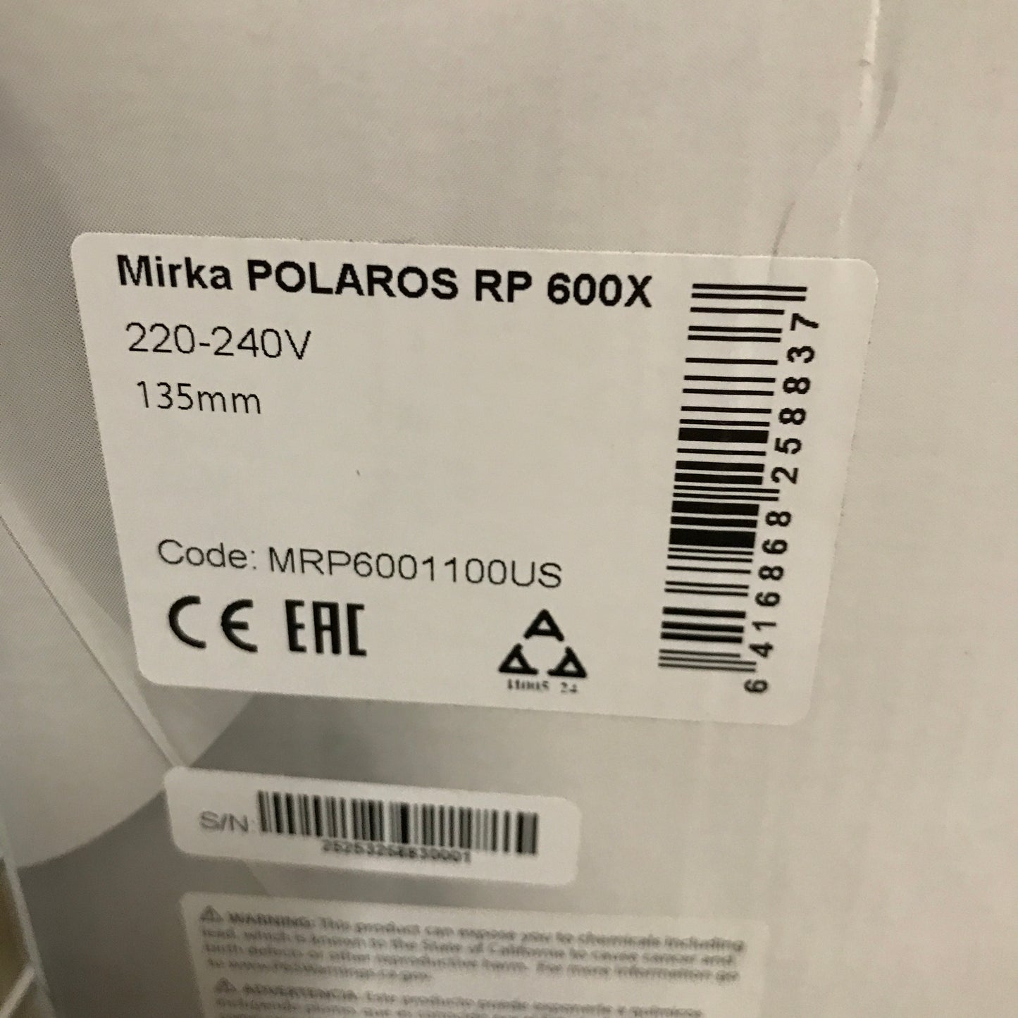 Mirka POLAROS RP 600X 6" Rotary Polisher