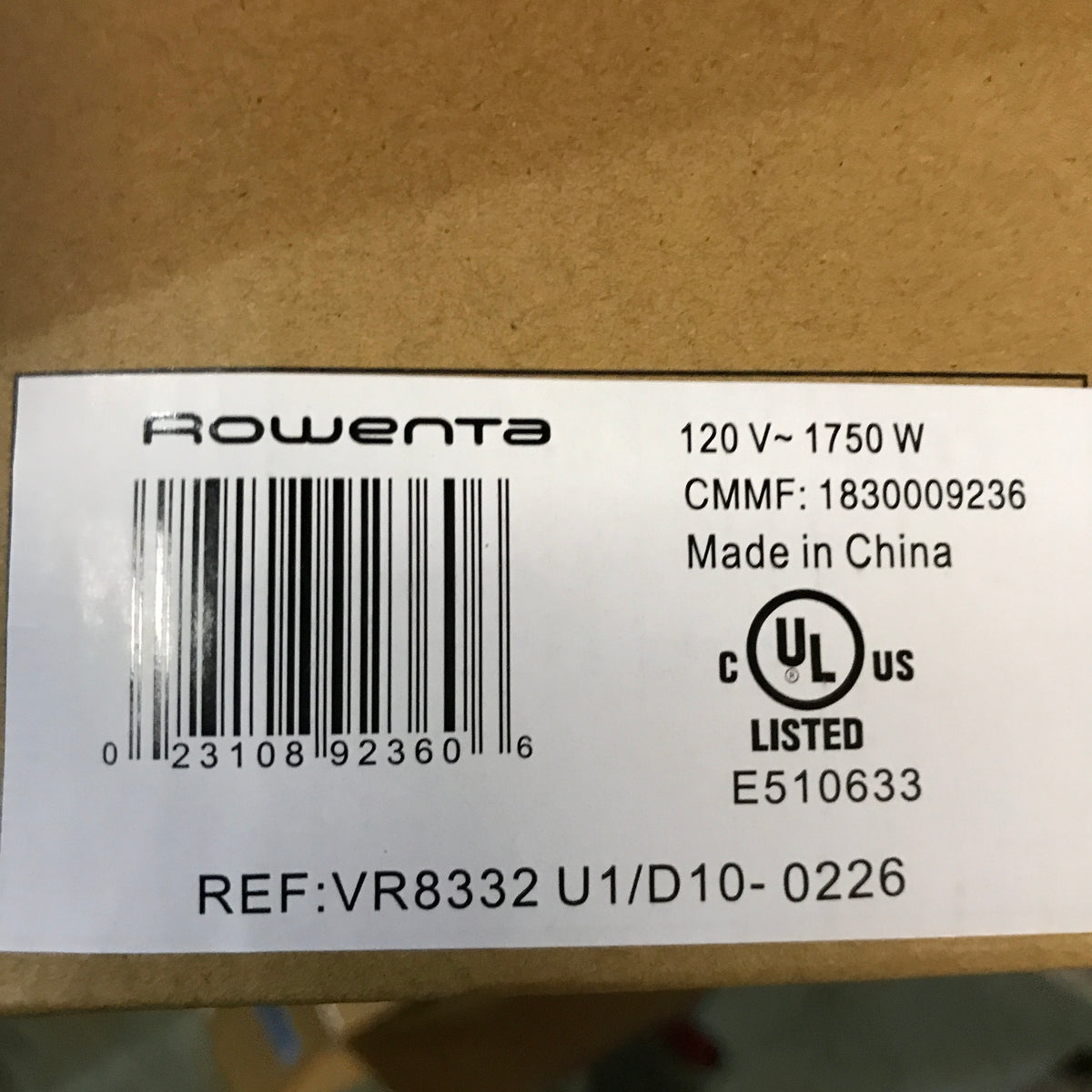 Rowenta VR8332 Master Steam Generator Station
