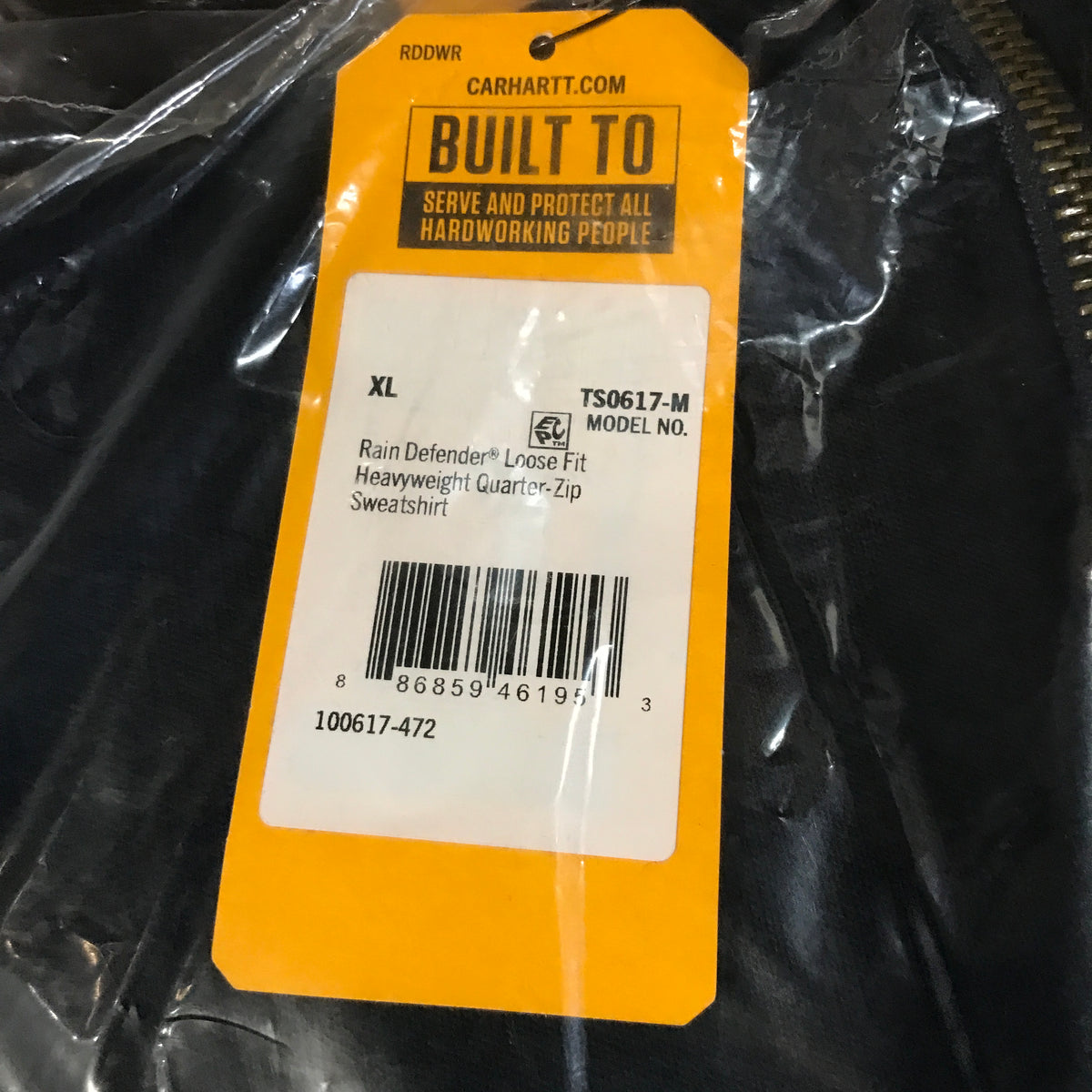 Carhartt Paxton 1/4-Zip Sweatshirt - New Navy