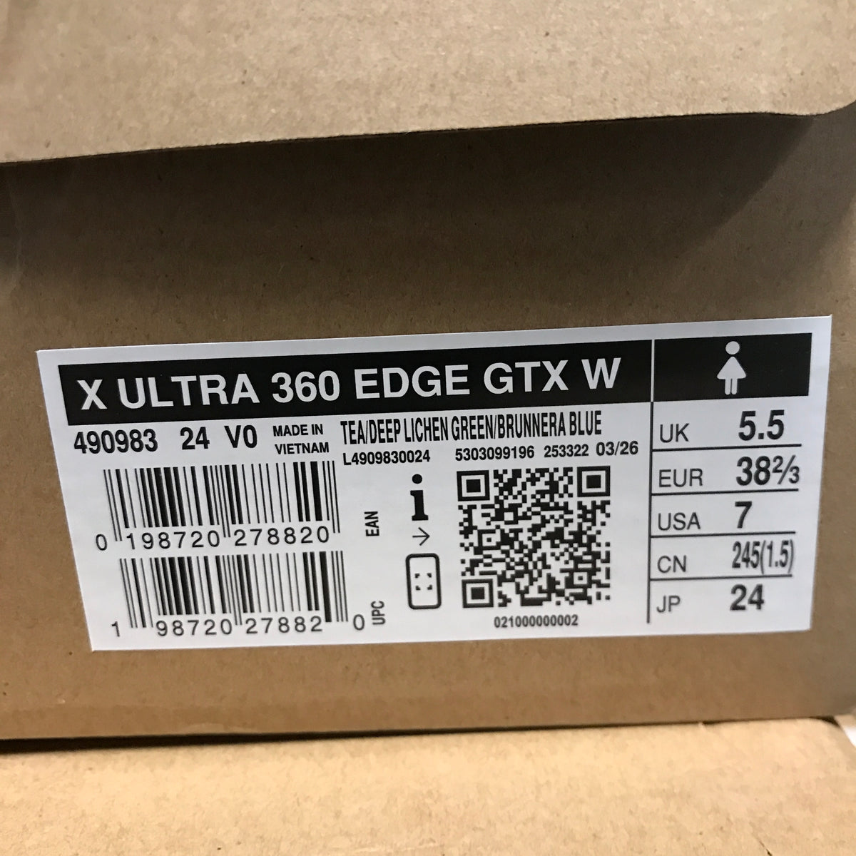 Salomon X ULTRA 360 EDGE GORE-TEX Women's Shoes - Green