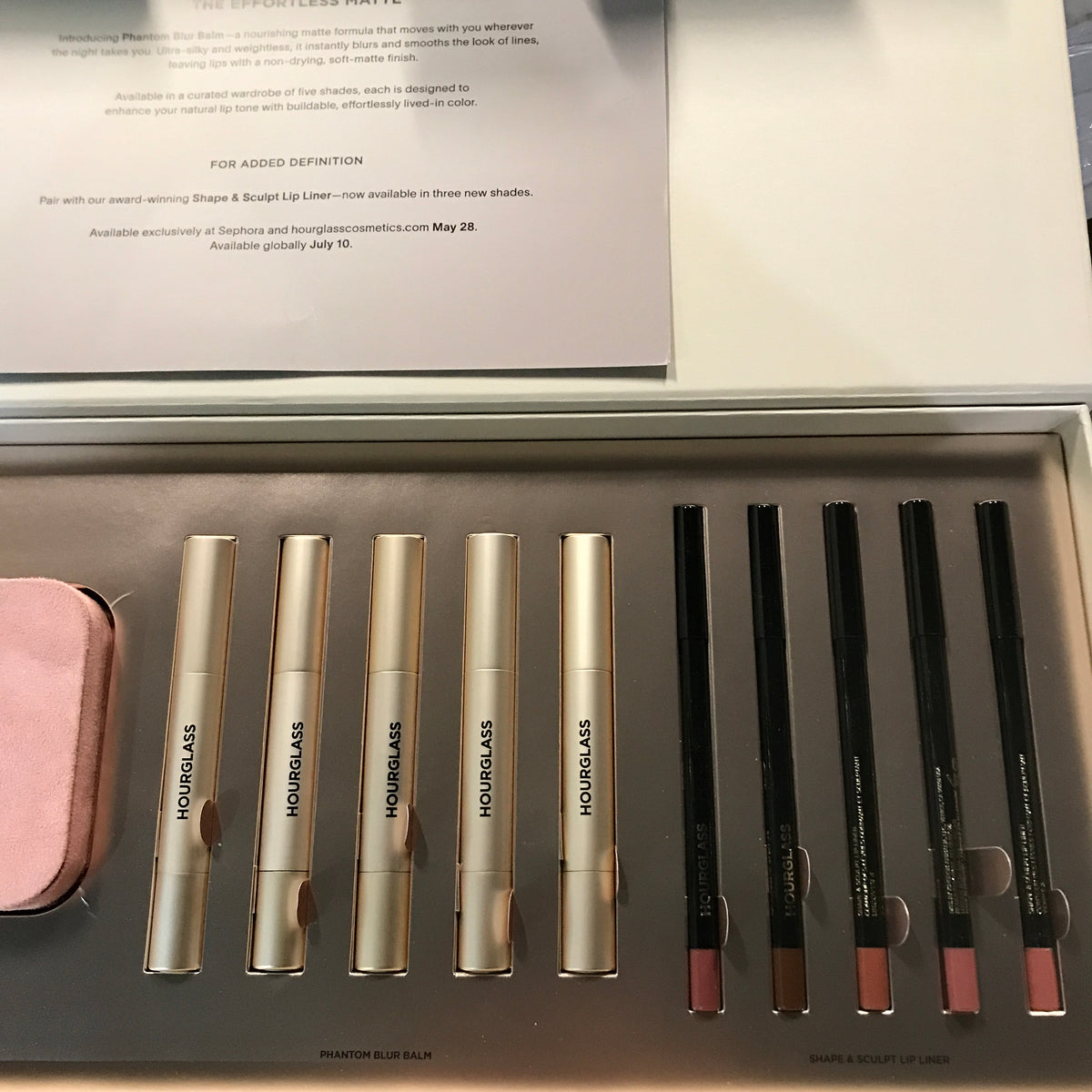 Hourglass Phantom Blur Balm & Lip Liner 11-Piece PR Set