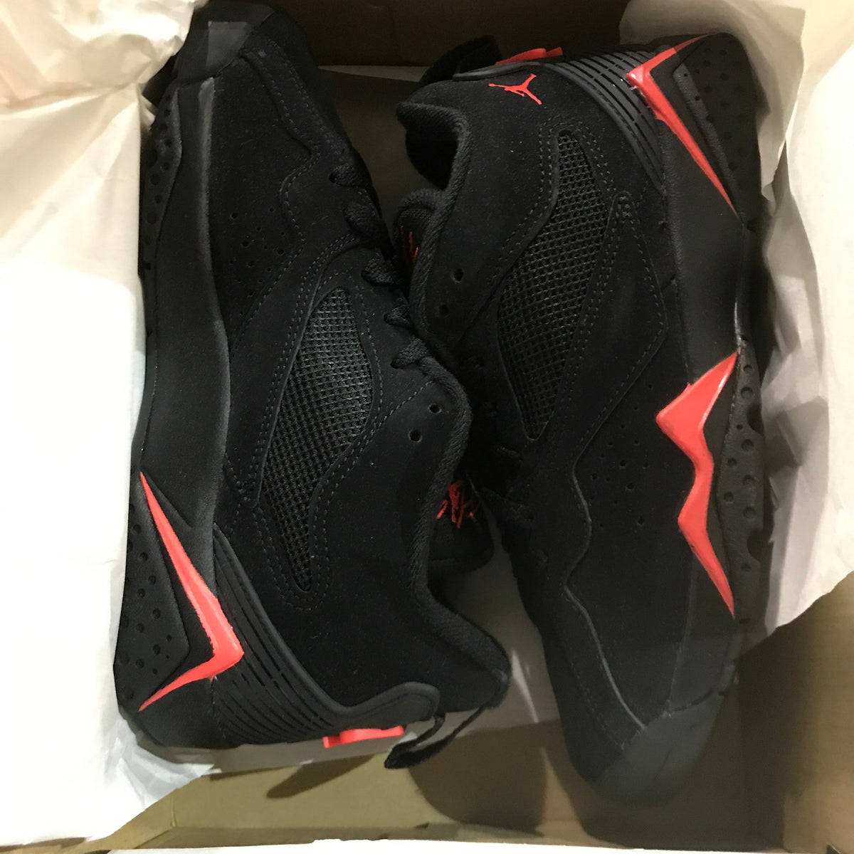 Air Jordan MVP 92 Big Kids' Shoes - Black / Infrared 23